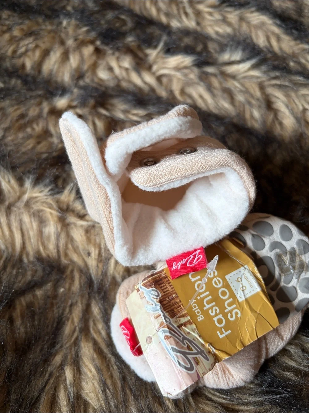 Baby Fashion Shoes soft peach